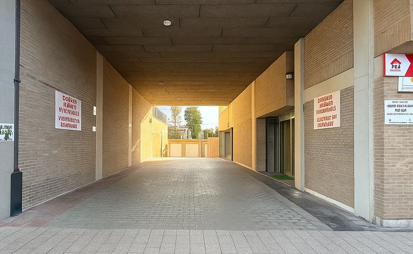 Closed garage for rent in Aalter