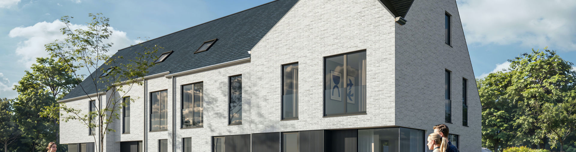 Nieuw project met 4 woningen met prachtig zicht